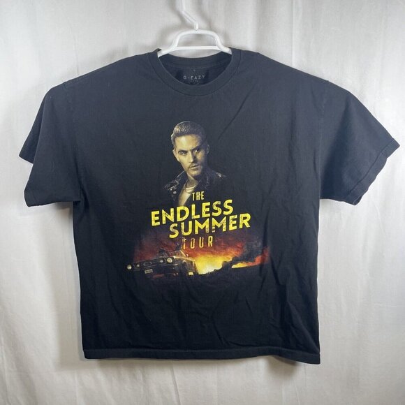 G Eazy T-shirt Men’s XXL Rapper Hiphop The Endless Summer Tour Music Rap Black - Picture 1 of 5